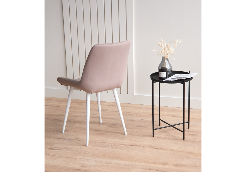 фото стул на металлокаркасе поворотный woodville седа 360 латте (zd 290) / белый np 632410 | 220svet.ru