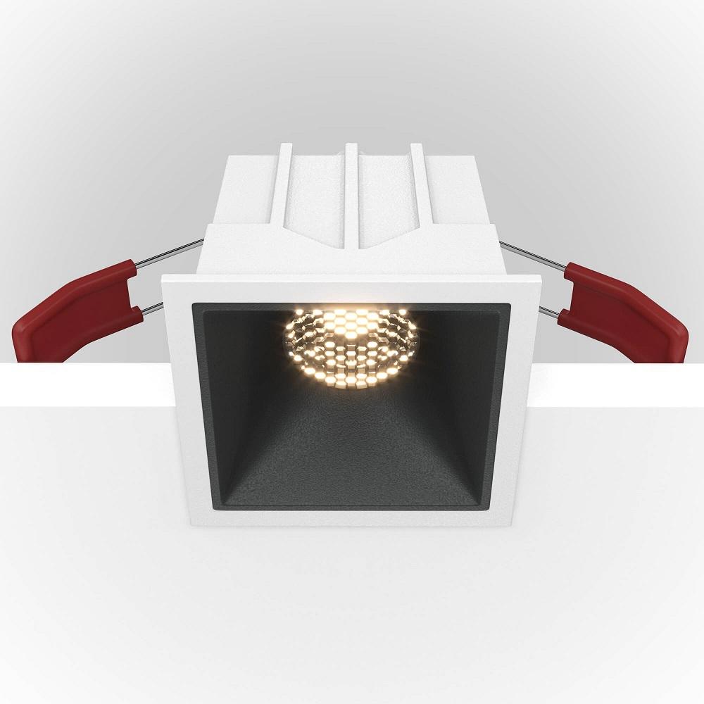 фото встраиваемый светильник maytoni alfa led dl043-01-10w3k-d-sq-wb | 220svet.ru