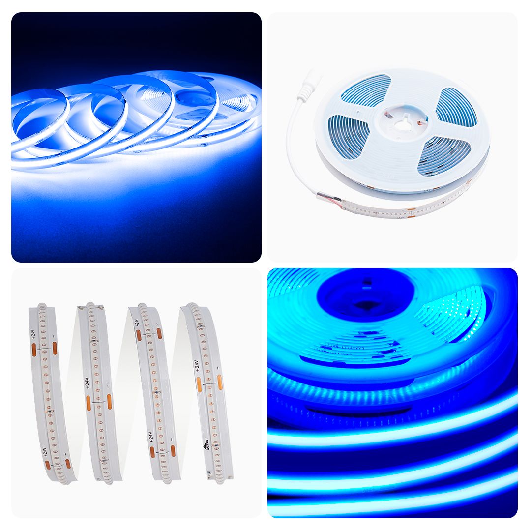 фото лента apeyron 11w/m 352led/m cob синий 3m 188оо | 220svet.ru