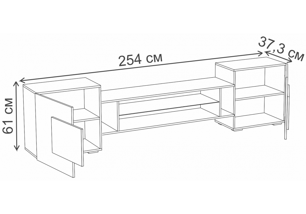 фото тв-тумба woodville лисмор белый / черный глянец 563526 | 220svet.ru