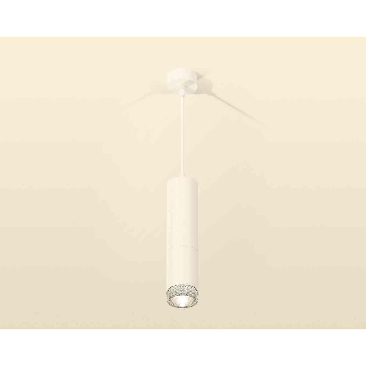 фото комплект подвесного светильника ambrella light techno spot xp6312001 swh/cl белый песок/прозрачный (a2301, c6342, a2060, c6312, n6150) | 220svet.ru