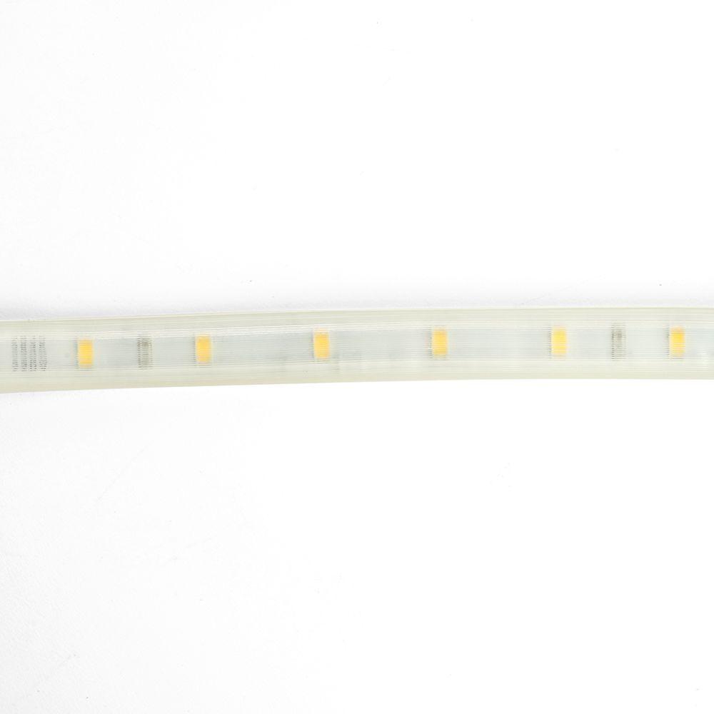 фото светодиодная влагозащищенная лента saffit 6w/m 60led/m 2835smd теплый белый 50м sst20 55243 | 220svet.ru
