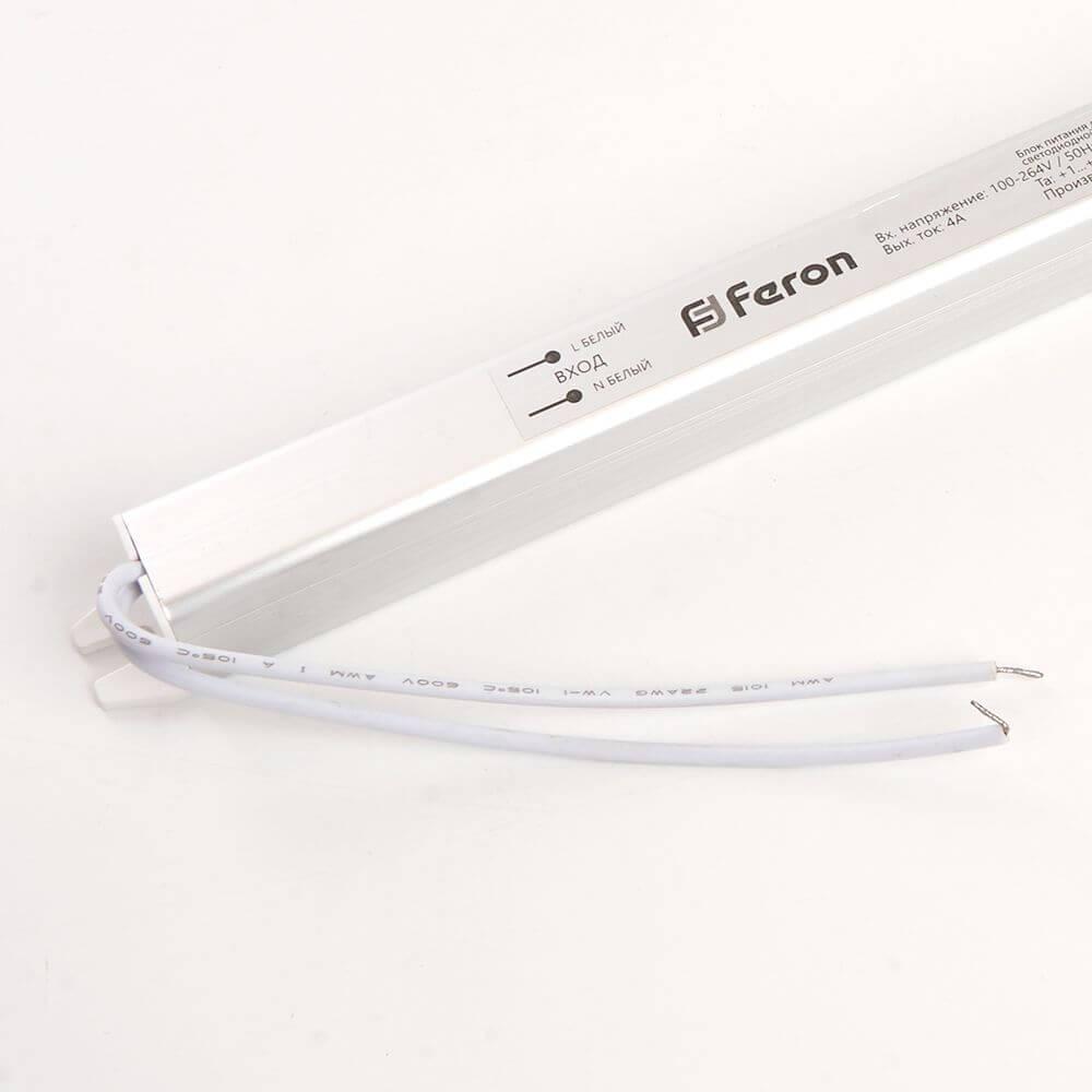 фото блок питания для светодиодной ленты feron lb001 24v 48w ip20 2a 48013 | 220svet.ru