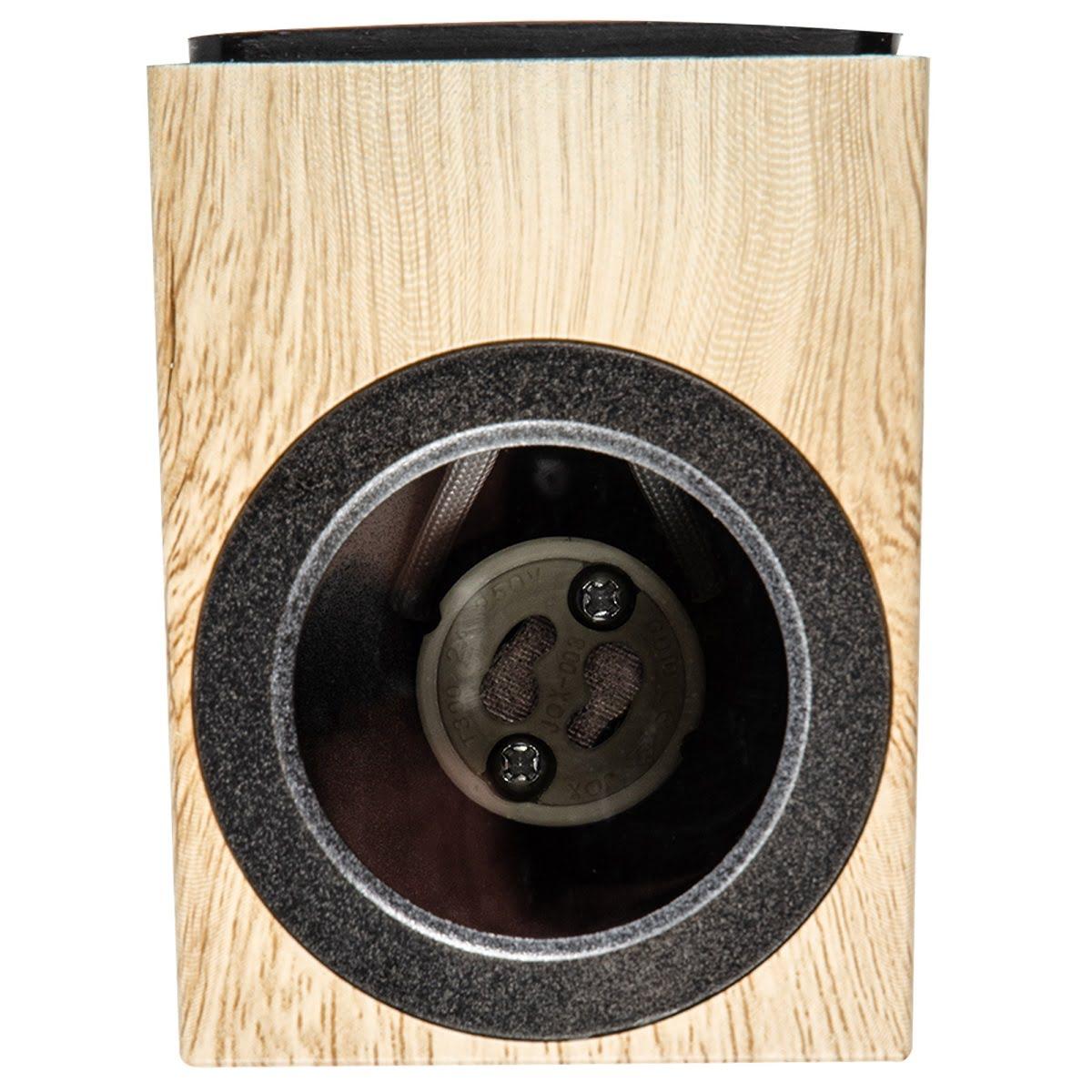 фото уличный настенный светильник uniel uul-p41a 6w/gu10 ip65 pine ul-00010557 | 220svet.ru