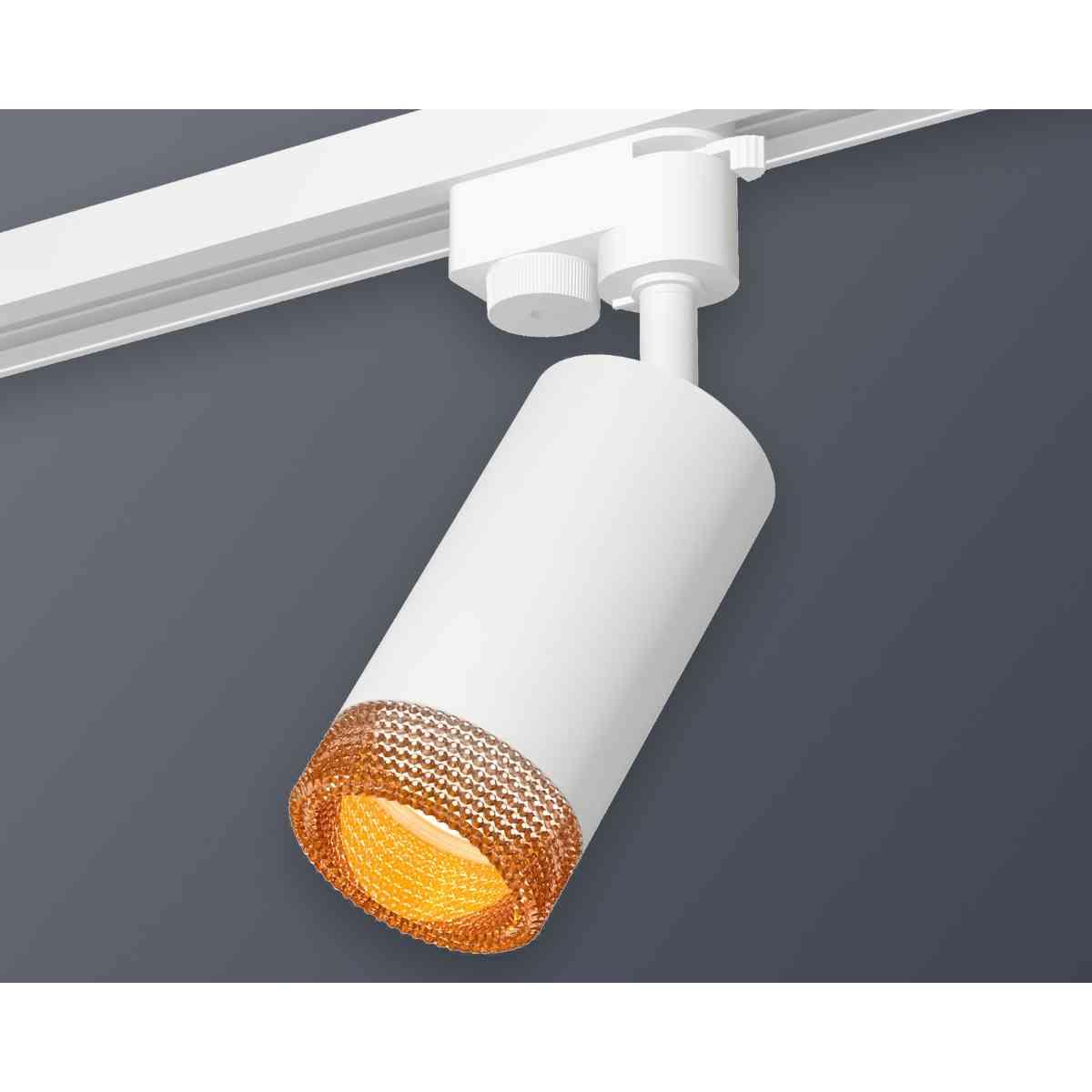 фото комплект трекового светильника ambrella light xt6322084 swh/cf белый песок/кофе (a2520, c6322, n6154) | 220svet.ru