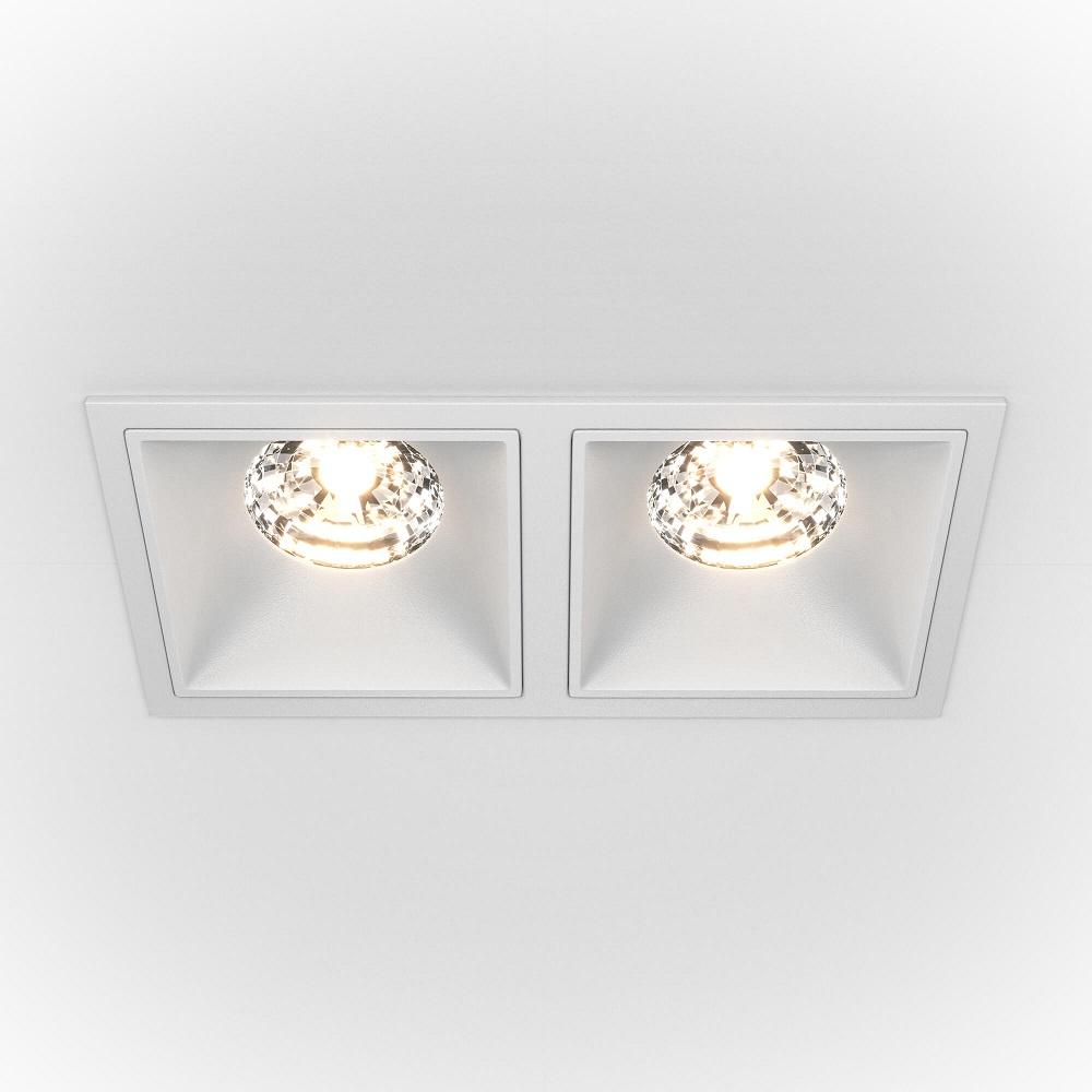 фото встраиваемый светильник maytoni alfa led dl043-02-15w4k-d-sq-w | 220svet.ru