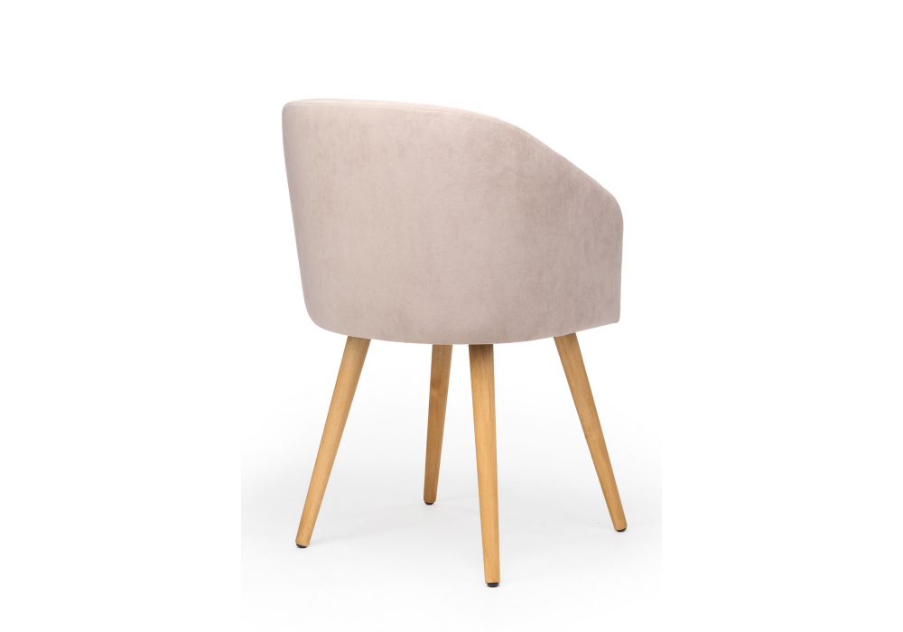 фото стул деревянный поворотный woodville монер 360 латте (glory 10) / светлое дерево 632653 | 220svet.ru