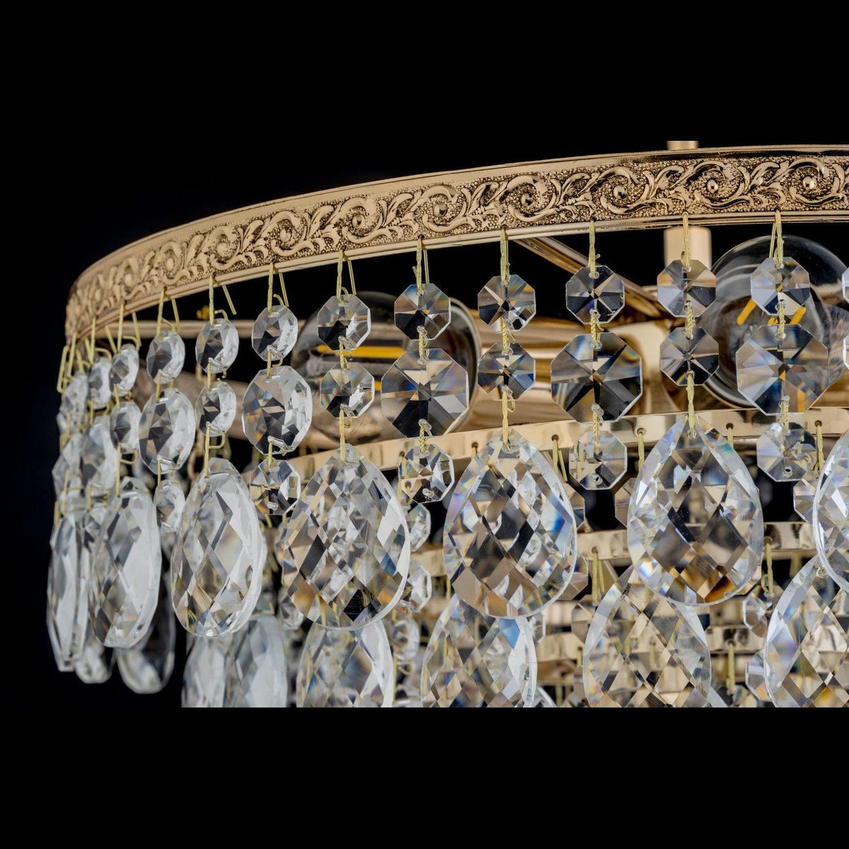 фото потолочная люстра arti lampadari castellana e 1.3.38.608 g | 220svet.ru