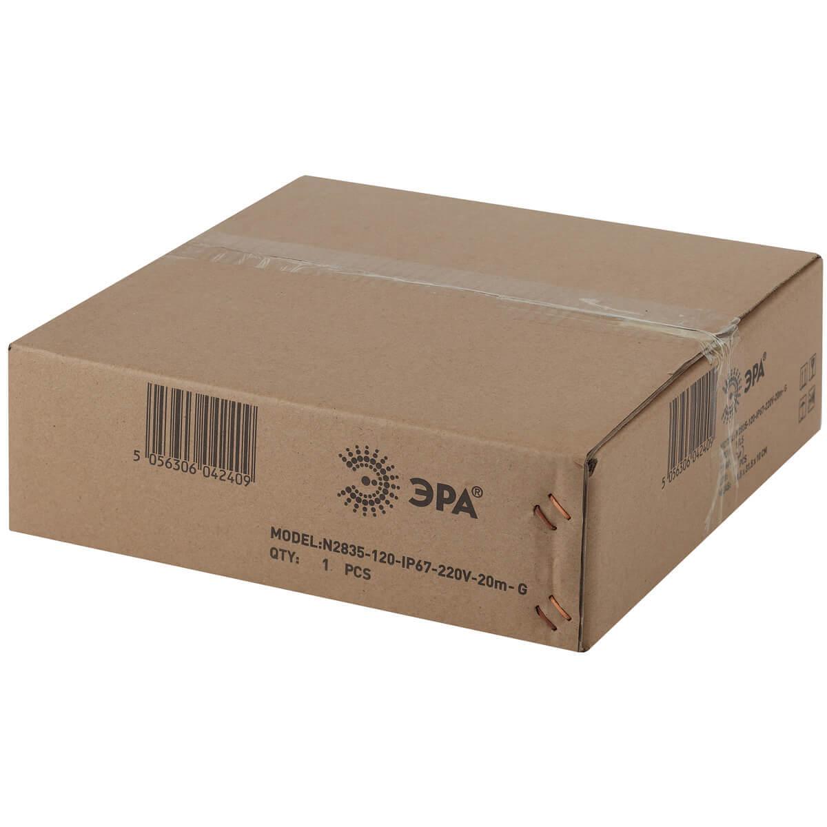 фото гибкий неон эра 2835smd зеленый 20m n2835-120-ip67-220v-20m-g б0043076 | 220svet.ru