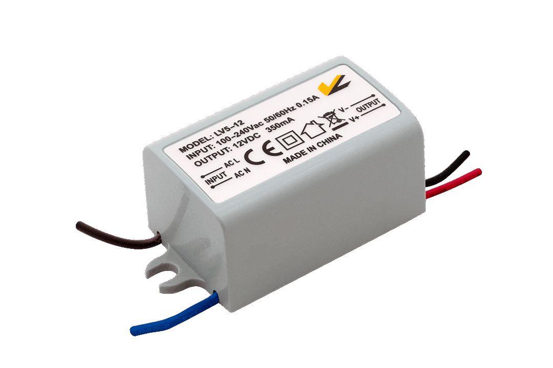 фото блок питания swg 12v 5w ip67 0,42a lv-5-12 000255 | 220svet.ru