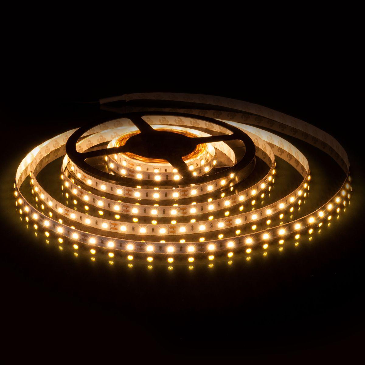 фото светодиодная лента elektrostandard 14,4w/m 60led/m 5050smd теплый белый 5m a052965 | 220svet.ru
