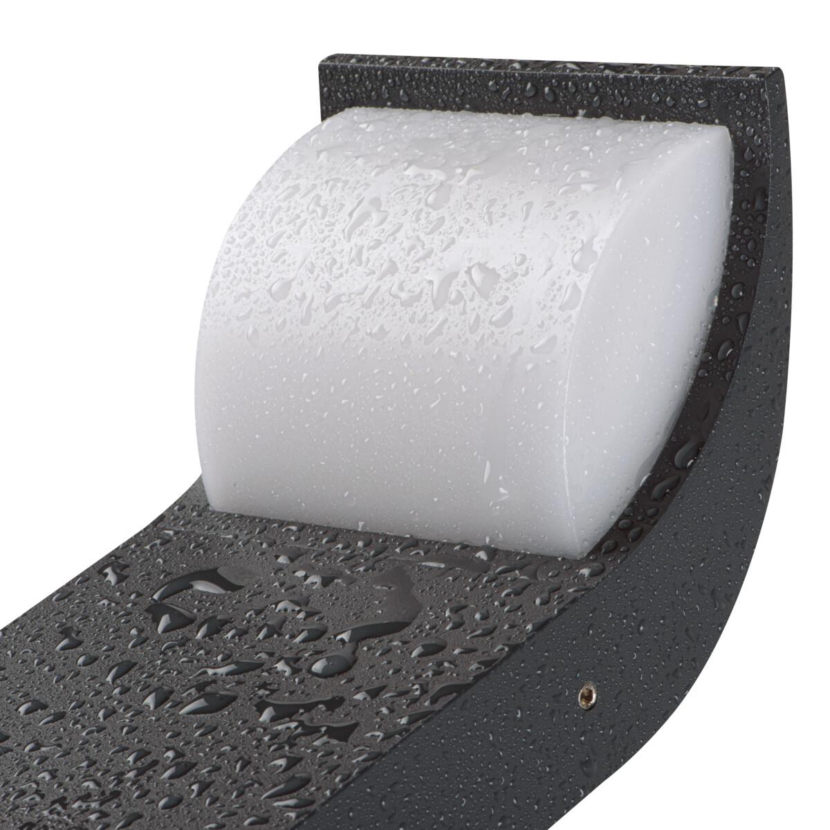 фото садовый настенный светильник kanlux abete led el 20 se-gr 36573 | 220svet.ru