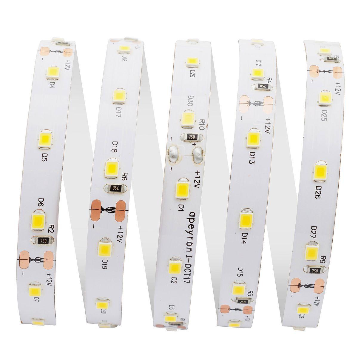 фото лента apeyron 9,6w/m 60led/m 2835smd теплый белый 5m 00-54 | 220svet.ru