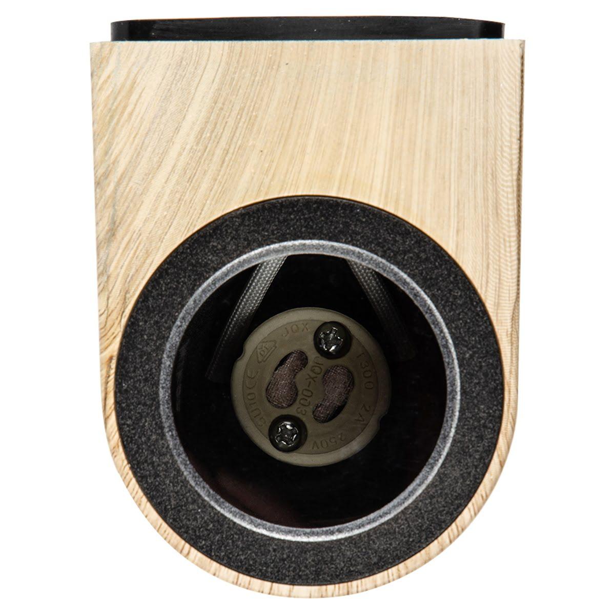 фото уличный настенный светильник uniel uul-p51a 6w/gu10 ip65 pine ul-00010555 | 220svet.ru