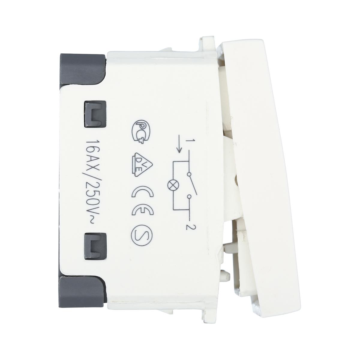 фото выключатель lk studio с индикатором 45х45мм (схема 1l) 16 a, 250 b (бежевый) lk45 850901-1 | 220svet.ru