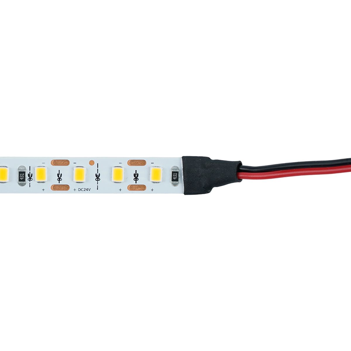 фото светодиодная лента feron 11w/m 120led/m 2835smd 3000к 5m свободный рез ls506 53057 | 220svet.ru