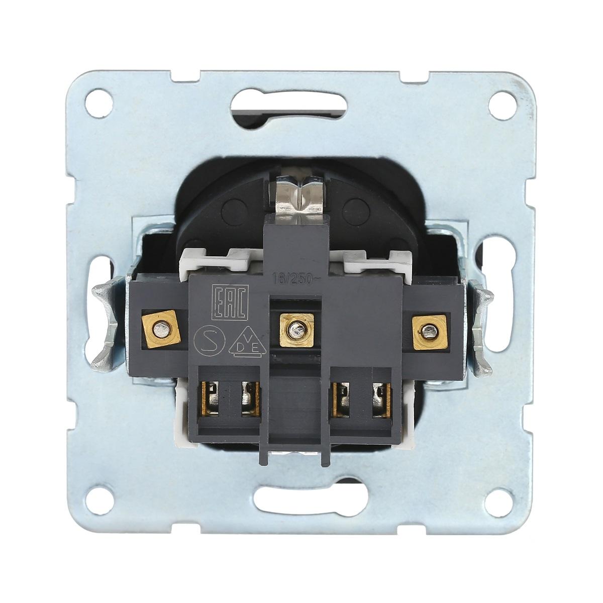 фото розетка lk studio с з/к, шторками и крышкой (черный бархат) lk80 843408-1 | 220svet.ru