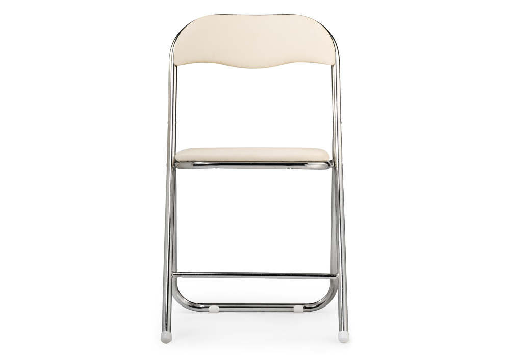 фото стул woodville fold 1 складной beige / chrome 15481 | 220svet.ru