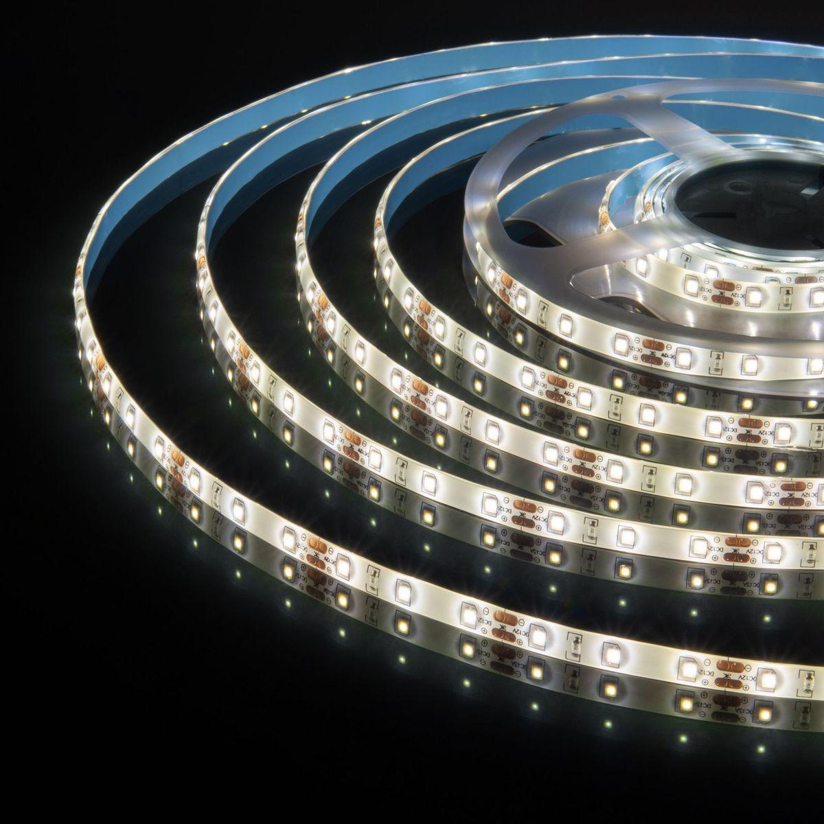 фото светодиодная влагозащищенная лента elektrostandard 4,8w/m 60led/m 2835smd дневной белый 5m a050577 | 220svet.ru