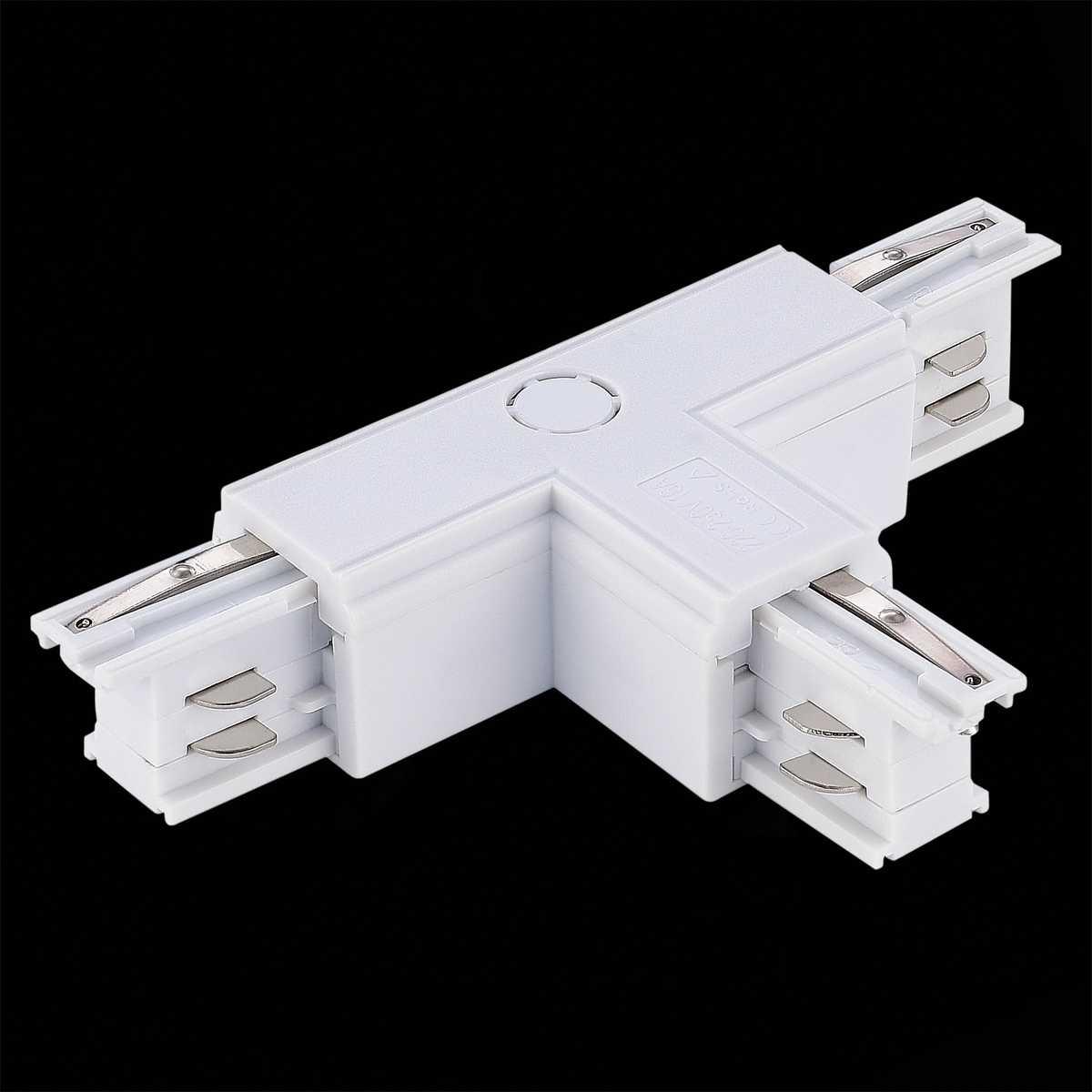 фото коннектор t-образный левый st luce трехфазная трековая система st030.509.16l1 | 220svet.ru