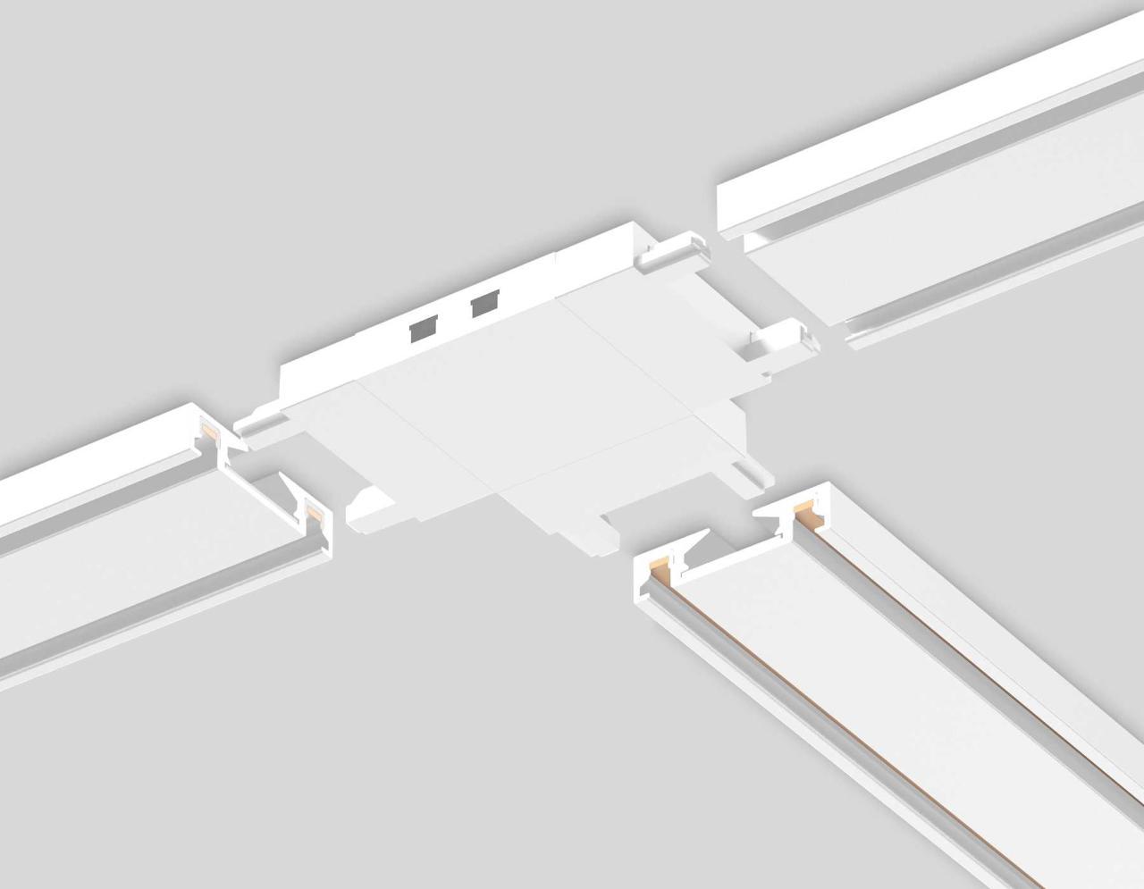 фото коннектор t-образный ambrella light track system magnetic ultra slim gv1118 | 220svet.ru