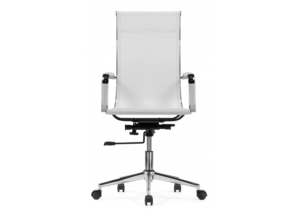 фото компьютерное кресло woodville reus белая сетка / хром 15901 | 220svet.ru