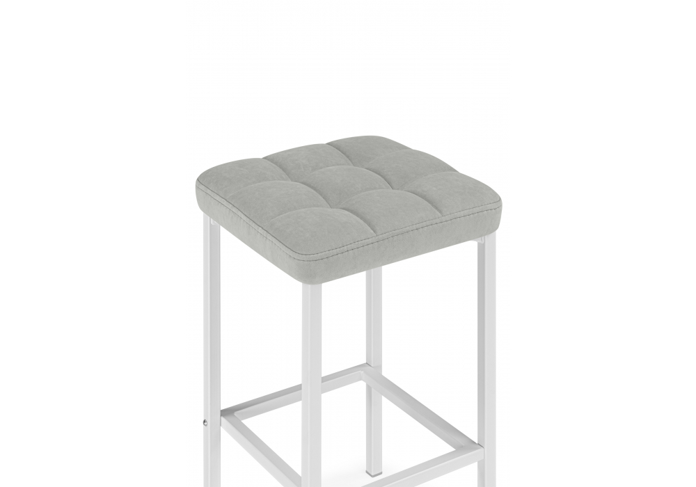 фото барный стул woodville лофт мадера 20 / белый матовый 654622 | 220svet.ru