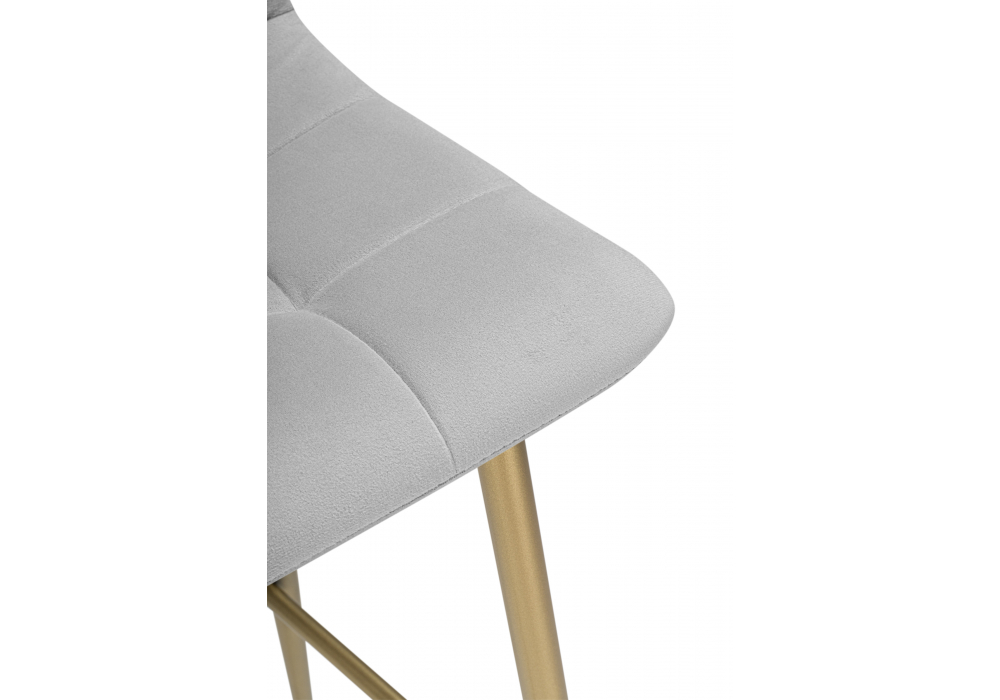 фото барный стул woodville чилли мини светло-серый (zd 960) / золотой np 632266 | 220svet.ru
