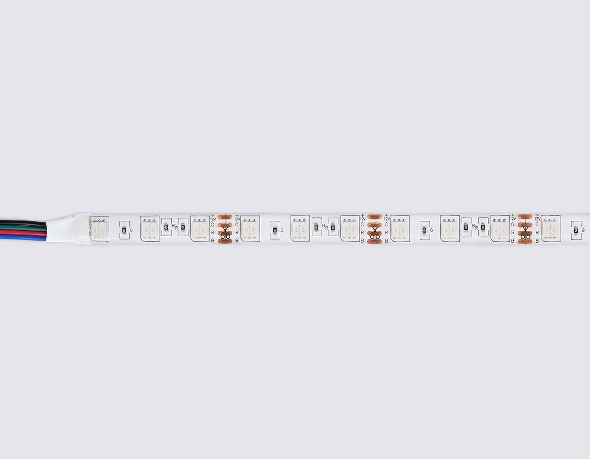 фото комплект светодиодной влагозащищенной ленты ambrella light 14,4w/m 60led/m 5050smd rgb 5m gs2502 | 220svet.ru