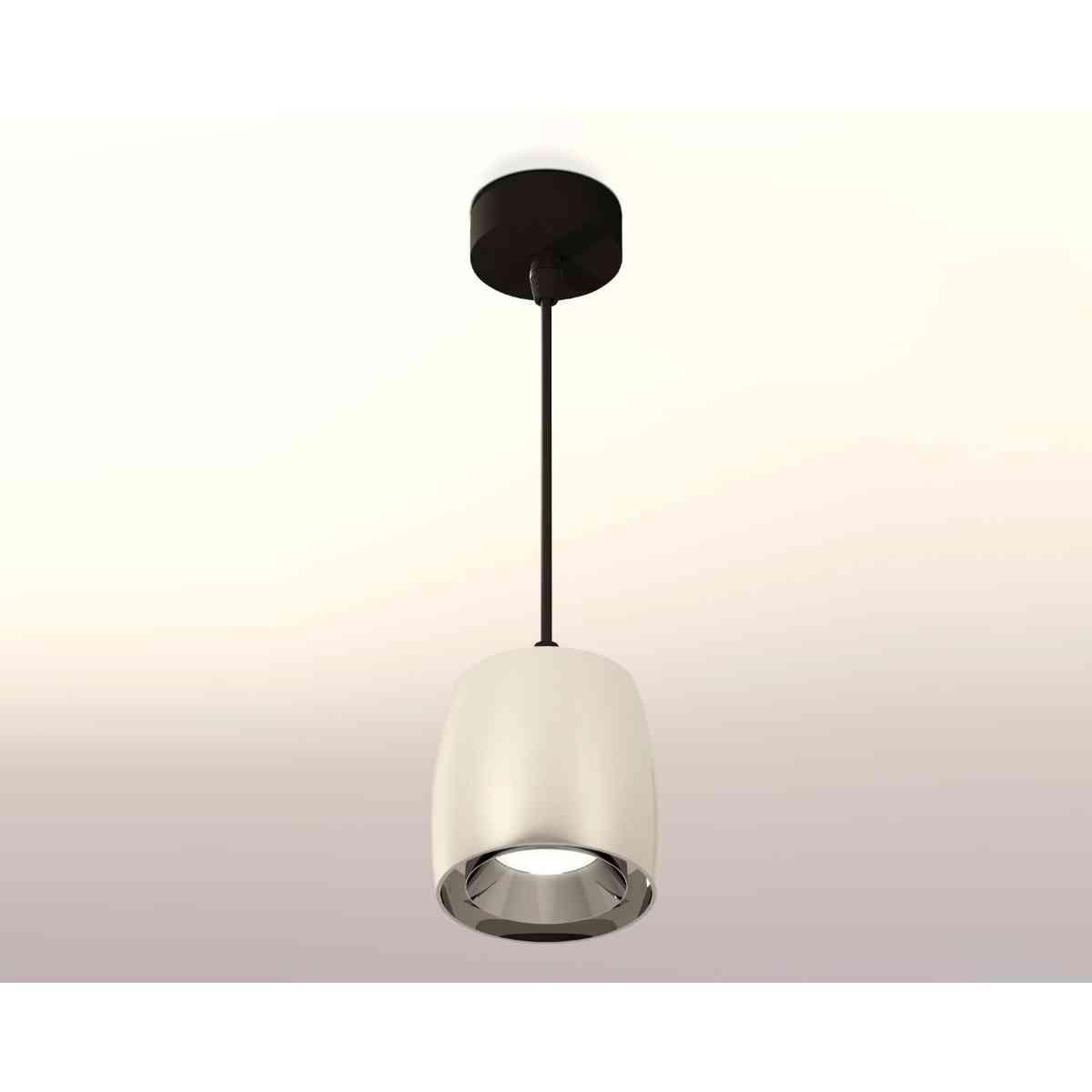 фото комплект подвесного светильника ambrella light techno spot xp1143001 psl/sbk серебро полированное/черный песок (a2302, c1143, n7032) | 220svet.ru