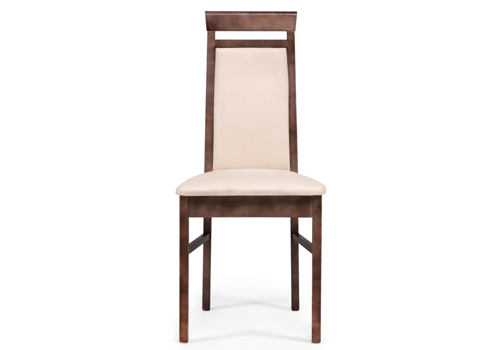 фото стул деревянный woodville амиата бежевый / орех 528937 | 220svet.ru