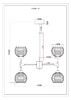 Миниатюра фото подвесная люстра moderli arty v10805-8p | 220svet.ru