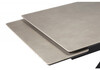 Миниатюра фото керамический стол раскладной woodville старлайт 140 (200) х 80 carmen light grey / черный 622893 | 220svet.ru