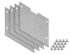 Миниатюра фото заглушка для накладного алюминиевого шинопровода gp3050 ambrella light illumination gp8550 | 220svet.ru