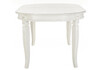 Миниатюра фото стол деревянный раскладной woodville aviano молочный без патины 363330 | 220svet.ru