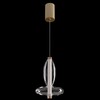 Миниатюра фото подвесной светодиодный светильник crystal lux quasar sp7w led transparent | 220svet.ru
