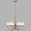 Миниатюра фото подвесная люстра odeon light saga 5088/6 античная бронза | 220svet.ru