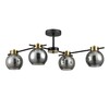 Миниатюра фото потолочная люстра lumion emina 8059/4c черный | 220svet.ru
