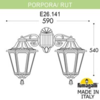 Миниатюра фото светильник уличный настенный fumagalli porpora/rut dn e26.141.000.wxe27dn | 220svet.ru