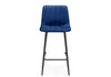 Миниатюра фото барный стул woodville дани мини синий / черный 632325 | 220svet.ru