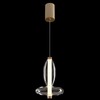 Миниатюра фото подвесной светодиодный светильник crystal lux quasar sp7w led transparent | 220svet.ru