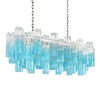 Миниатюра фото подвесная люстра loft it murano 10580/1000r clear blue | 220svet.ru