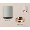 Миниатюра фото комплект накладного светильника ambrella light techno spot xs7423023 sgr/ppg серый песок/золото розовое полированное (c7423, n7005) | 220svet.ru
