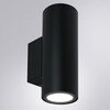 Миниатюра фото уличный настенный светильник arte lamp torcular a1307al-2bk | 220svet.ru