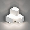 Миниатюра фото настенный светодиодный светильник designled gw palmira gw-1101-3-9-wh-nw 002366 | 220svet.ru