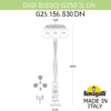 Миниатюра фото садово-парковый фонарь fumagalli gigi bisso/g250 3l dn. g25.156.s30.bze27dn | 220svet.ru