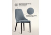 Миниатюра фото стул на металлокаркасе woodville kora gray / black 15097 | 220svet.ru