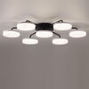 Миниатюра фото потолочная светодиодная люстра с пультом ду lumion didana 8236/7cl черный | 220svet.ru