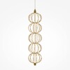 Миниатюра фото подвесной светодиодный светильник maytoni golden cage mod216pl-l10g3k | 220svet.ru