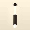 Миниатюра фото комплект подвесного светильника ambrella light techno spot xp6356004 sbk/fr черный песок/белый матовый (a2302,c6356,n6256) | 220svet.ru